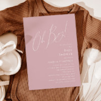 Un Rose Dusty ! Baby shower