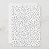 Invitation Un sauvage | Balloon Leopard 3D fille 1er annivers (Dos)