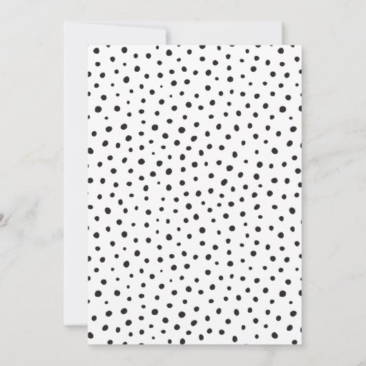 Invitation Un sauvage | Balloon Leopard 3D fille 1er annivers (Dos)