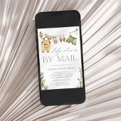 Invitation Un sauvage | Neutral Boho Safari Baby shower Par M