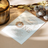 Invitation Un sauvage | Première fête d'anniversaire du lion 