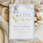 Invitation UN SILLEMENT GOOSE Anniversaire Premier anniversai