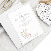 Invitation Un Silly Goose Fest Anniversaire Minimalisme С las