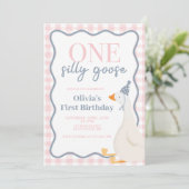 Invitation Un sot rose oie (Debout devant)