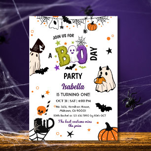 Invitation Un thème effrayant pour un anniversaire Halloween