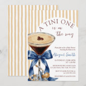 Invitation Un TINI arrive Fêtes de Bébé (Devant / Derrière)