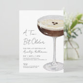 Invitation Un Tini Bit Anniversaire Adulte Plus Âgé (Debout devant)