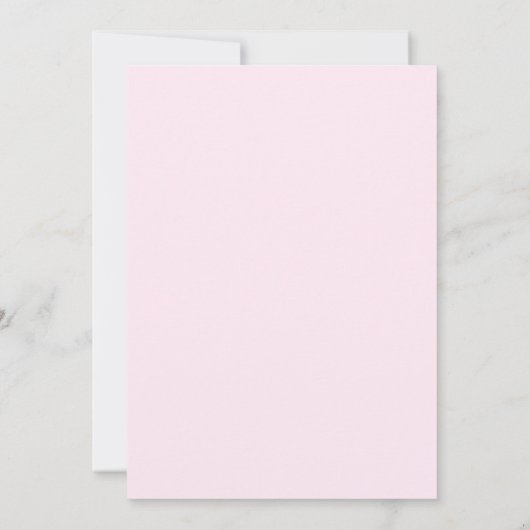 Invitation Un Tini Bit Anniversaire Vert Rose Chaud (Dos)