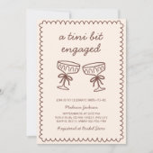 Invitation Un Tini Bit Engagé Main Tirée Espresso Martini (Devant)