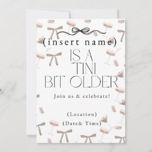 Invitation Un Tini Bit plus âgé