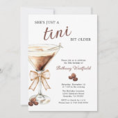 Invitation Un Tini Bit plus vieux Espresso Martini 50e annive (Devant)