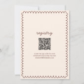 Invitation Un Tini Sur Le Chemin Baby shower Espresso Martini (Dos)