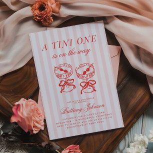 Invitation Un Tini Sur Le Chemin Du Baby shower