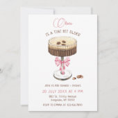 Invitation Un Tini Un Peu Plus Ancien Bow Espresso Martini An (Devant)