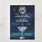 Invitation Un Tini Un Peu Plus Ancien Cancer Zodiac Martini A (Devant)