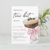 Invitation Un Tini Un Peu Plus Ancien Chic Espresso Martini A (Debout devant)