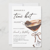 Invitation Un Tini Un Peu Plus Ancien Chic Espresso Martini A (Devant)
