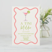 Invitation Un Tini Un Peu Plus Ancien Cosmo Rose Martini Anni (Debout devant)