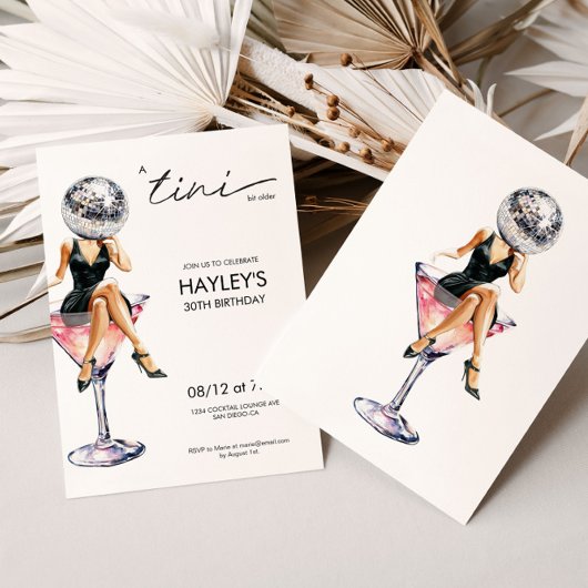 Invitation Un Tini Un Peu Plus Ancien Disco Martini