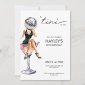 Invitation Un Tini Un Peu Plus Ancien Disco Martini (Devant)