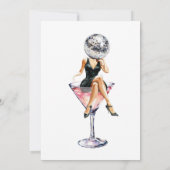 Invitation Un Tini Un Peu Plus Ancien Disco Martini (Dos)