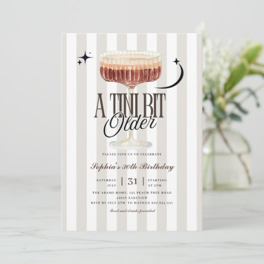 Invitation Un Tini Un Peu Plus Ancien Espresso Martini (Debout devant)