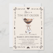 Invitation Un Tini Un Peu Plus Ancien Espresso Martini (Devant)