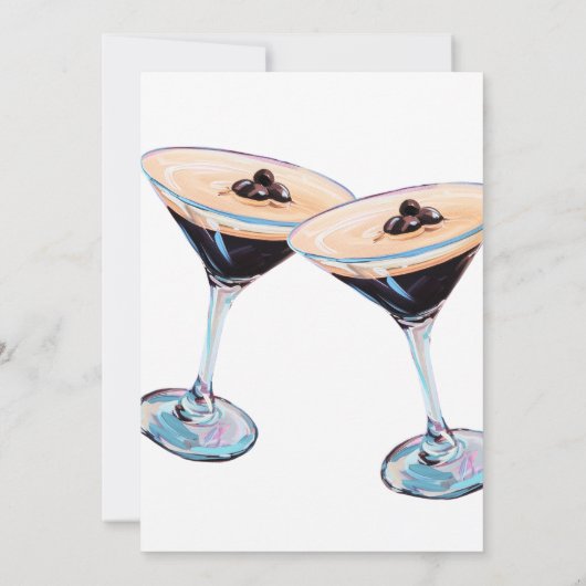Invitation Un Tini Un Peu Plus Ancien Espresso Martini (Dos)