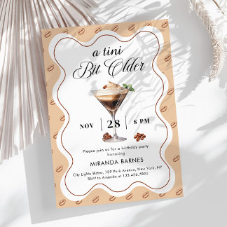 Invitation Un Tini Un Peu Plus Ancien Espresso Martini