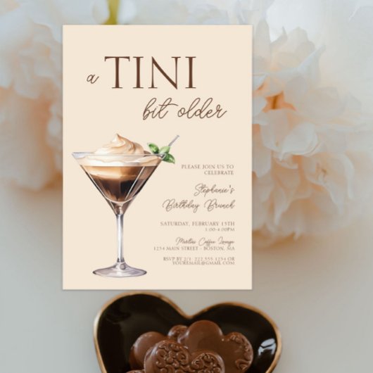 Invitation Un Tini Un Peu Plus Ancien Espresso Martini