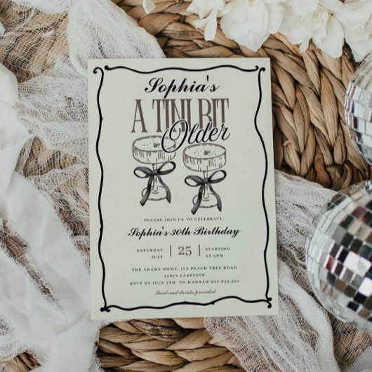 Invitation Un Tini Un Peu Plus Ancien Espresso Martini Annive