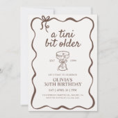 Invitation Un Tini Un Peu Plus Ancien Espresso Martini Brown  (Devant)