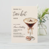 Invitation Un Tini Un Peu Plus Ancien Espresso Martini fête d (Debout devant)