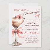 Invitation Un Tini Un Peu Plus Ancien Espresso Rose Martini A (Devant)