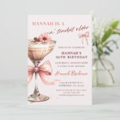 Invitation Un Tini Un Peu Plus Ancien Espresso Rose Martini A (Debout devant)