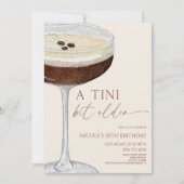 Invitation Un Tini Un Peu Plus Ancien Expresso Martini Annive (Devant)