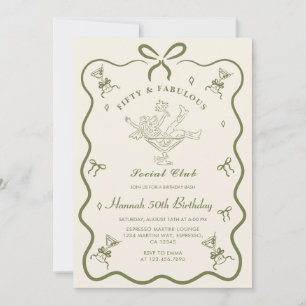 Invitation Un Tini Un Peu Plus Ancien Martini Bow Cinquante A