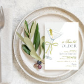 Invitation Un Tini Un Peu Plus Ancien Martini Olive