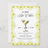 Invitation Un Tini Un Peu Plus Ancien Martini Olive Anniversa (Devant)