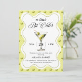 Invitation Un Tini Un Peu Plus Ancien Martini Olive Anniversa (Debout devant)