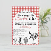 Invitation Un Tini Un Peu Plus Ancienne Cowgirl Occidentale F (Debout devant)