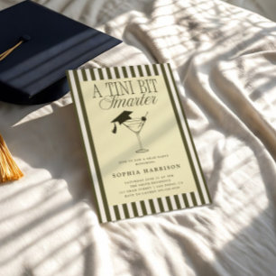 Invitation Un Tini Un Peu Plus Intelligent Graduation