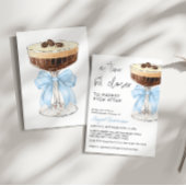 Invitation Un Tini Un Peu Plus Près Bow Espresso Martini Mari