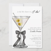 Invitation Un Tini un peu plus près de I Do Cocktail Fête des (Devant)
