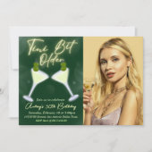 Invitation Un Tini un peu plus vieux - Martini avec photo (Devant)