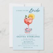 Invitation Un Toast À L'Invitation De La Mariée Douche Marial (Devant)