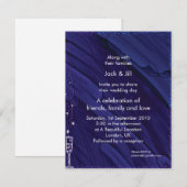 Invitation Un toast! (bleu) 4.25x5.5 (Devant / Derrière)