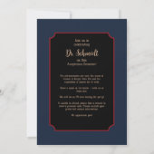 Invitation "Un toast de retraite, thème de soirée vampire hum (Dos)
