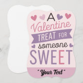 Invitation Un Traitement de la Saint-Valentin Pour Quelqu'un (Devant / Derrière)