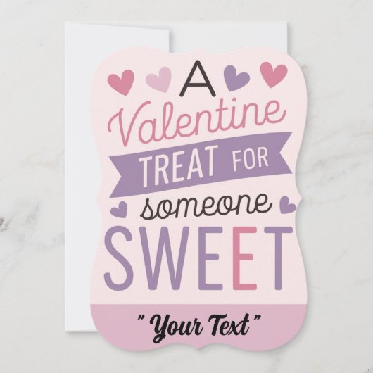 Invitation Un Traitement de la Saint-Valentin Pour Quelqu'un (Devant)